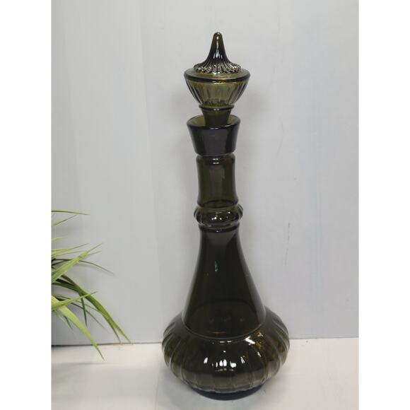 Vintage Jim Beam I Dream of Jeannie Bottle Smoke Green Genie Decanter 1964 - Picture 2 of 5